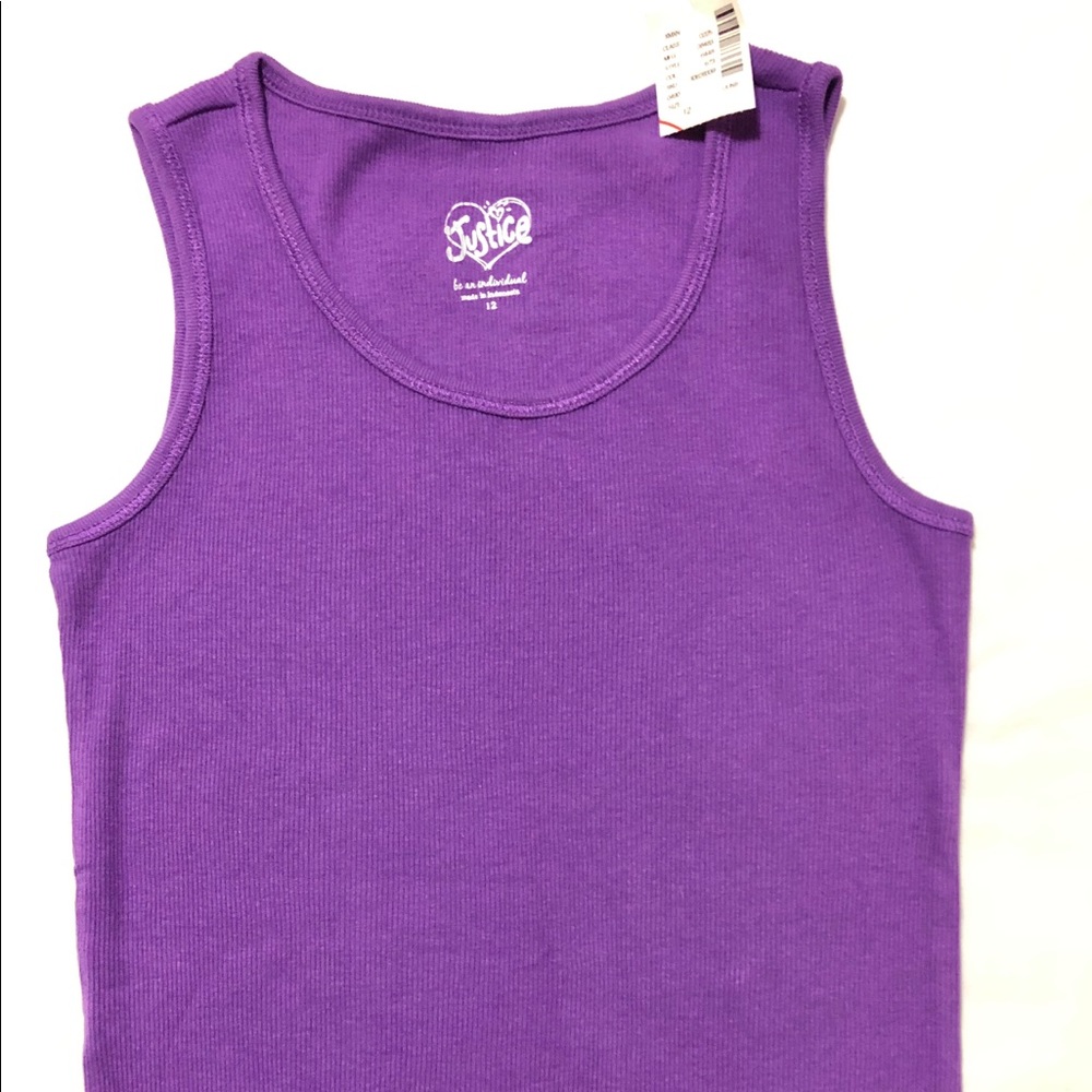 Justice girls tank-top size 12